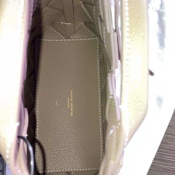 NWT Verafied New York Etoupe Woven Basket Bag - Picture 8 of 10